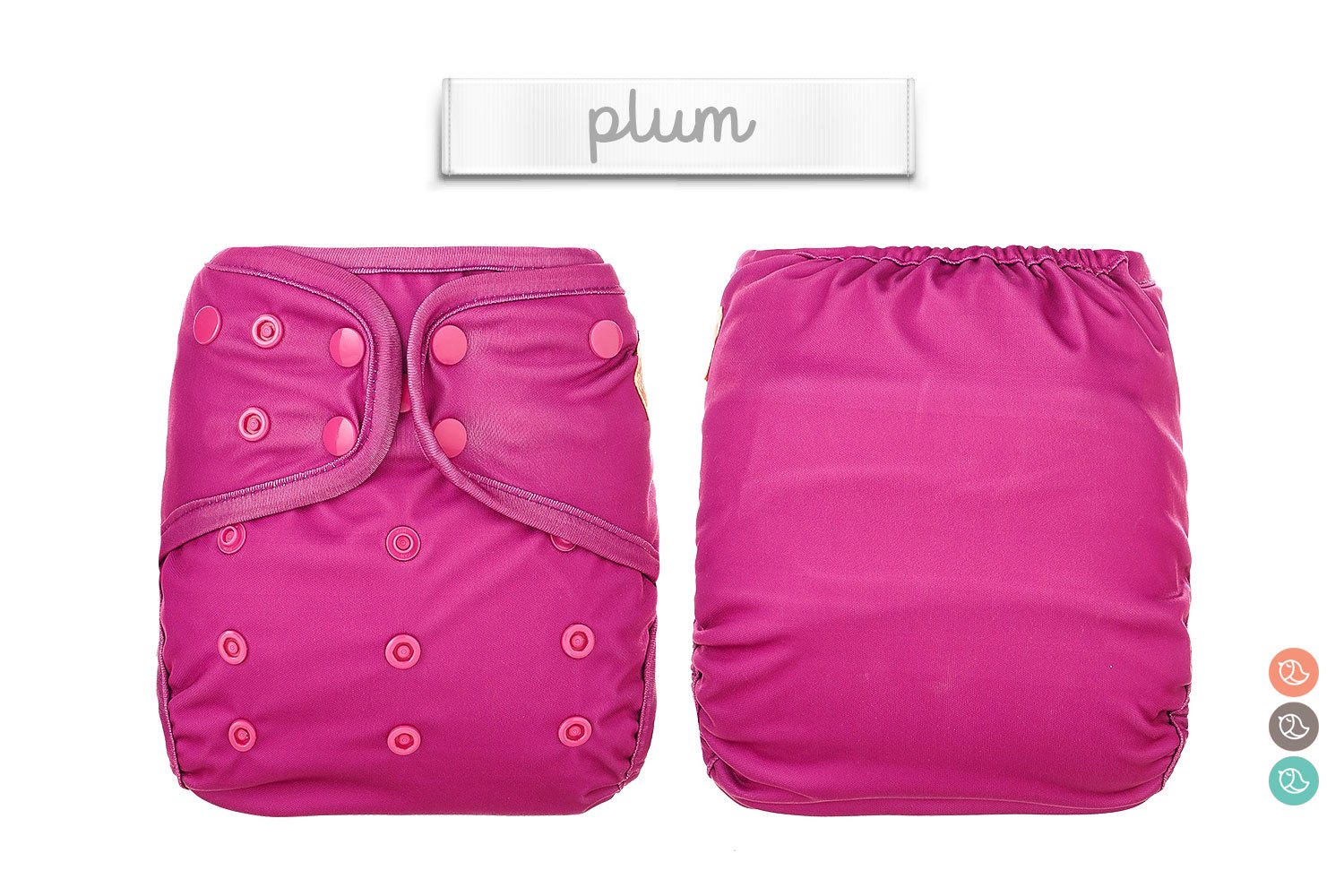 Cubrepañal - Bloomer pana pink con bolsillo